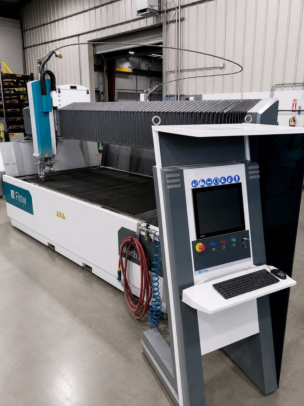Flow waterjet cutting machine